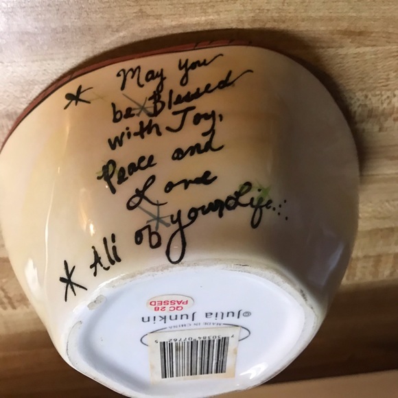 Julia Junkin Home Baked 6" Tan Bowl Serving - Picture 4 of 5